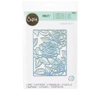 Sizzix 665082 Thinlits Lot de 2 Matrices en Treillis Floral par Jessica Scott découpe pour Scrapbooking, Multicolor, Taille unique