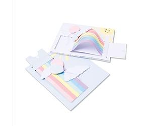 Sizzix 665086 Thinlits Lot de 13 cartes à glissière arc en ciel par Georgie Evans