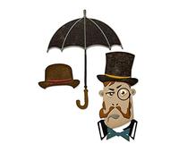 Sizzix 665202 Thinlits Die de Tim Holtz Lot de 14 Matrices de découpe pour Scrapbooking, Le Gand, Taille unique