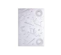 Sizzix 665319 Classeur de gaufrage Motif étoiles 3D, Multicolore, Taille unique
