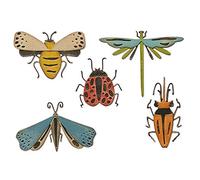 Sizzix 665364 Matrice de decoupe Thinlits Insectes Funky par Tim Holtz