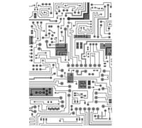 Sizzix 665372 Chemise de chemise de gaufrage texturée à plusieurs niveaux par Tim Holtz