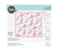 Sizzix Alexis Trimble Lot de 4 pochoirs Motif fleurs