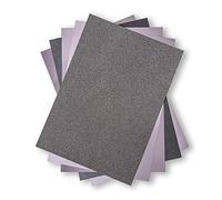 Sizzix, Charbon, Surfacez-Matières 664536 Papier Cartonné Prestige, 50 Pack, Gris, Taille Unique