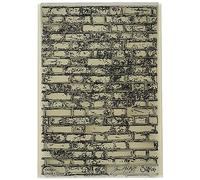 Sizzix Classeur de gaufrage 3-D Texture Fades 664259, Briques de Tim Holtz, Multicolore, Taille unique