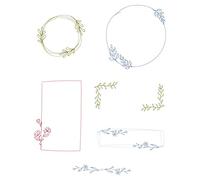 Sizzix Clear Stamps Set de 11 cadres dessinés par Lisa Jones | 666032 | Chapitre 4 2022