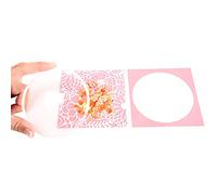 Sizzix Dôme Shaker 664190, Cercle, Pack de 4/8.9cm, Taille Unique