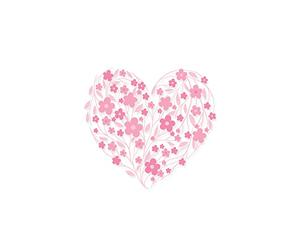 Sizzix Ensemble de 3 tampons transparents en couches Blossom Heart par Lisa Jones | 665905 | Chapitre 4 2022 STAMPS, Taille Unique