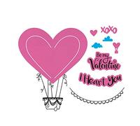 Sizzix Framelits Matrice de découpe avec tampons I Love You Multicolore