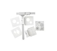 Sizzix Kit de démarrage pour impression et patron, pochoir et accessoire pour tampon 667098