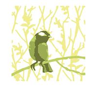Sizzix Layered Stencils 4PK Bird Olivia Rose | 665265 | Chapitre 4 2022, Oiseau et Branches, Taille Unique