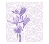 Sizzix Pochoirs à couches Geo Flowers par Olivia Rose | 664917 | Chapitre 4 2022 STENCILS, Taille unique