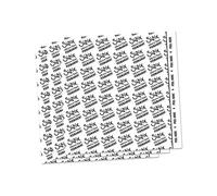 Sizzix Making Essential Feuilles adhésives 6 « x 6" Permanentes 10 feuilles