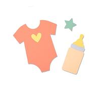 Sizzix Matrice de découpe Bigz 664389 Nourisson de Jennifer Ogborn, Multicolore, Taille unique