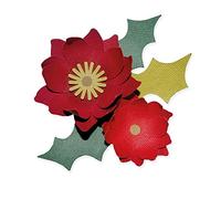 Sizzix Matrice de decoupe Bigz 664513 Poinsettia d'hiver par Lisa Jones