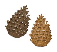 Sizzix Matrice de découpe Bigz 664756 Pomme de Pin de Tim Holtz, Taille unique