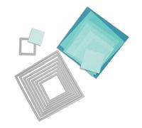 matrice de découpe framelits set 8 pieces - carrés siz657565