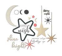 Sizzix Matrice de découpe Framelits set de 9pcs / Tampons 664480 Faites un voeu de Sophie Guilar