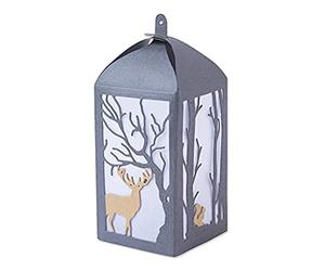 Sizzix Matrice de decoupe Thinlits de 7 lanternes Woodland par Kath Breen, 665490, Mutlicolor, Taille Unique