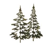 Sizzix Matrice De Découpe Thinlits Set 2 Pieces - Sapins Forestiers Par Tim Holtz