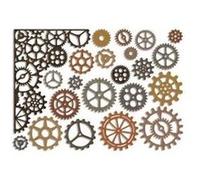 Sizzix Matrice De Découpe Thinlits Set 22 Pieces - Engrenages Par Tim Holtz