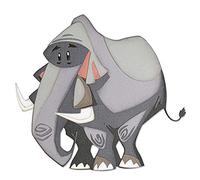 Sizzix Matrice de découpe Thinlits set de 11pcs 664428 Clarence, Colorize de Tim Holtz, Multicolore, Taille unique