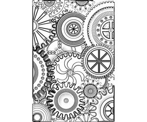 Sizzix Mini -mécanicien de dossier de gaufrage de textures 3D par Tim Holtz, 665633