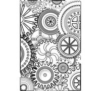 Sizzix Mini-mécanicien de Dossier de gaufrage de Textures 3D par Tim Holtz, 665633, Multicolor, Taille unique