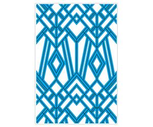 Sizzix Multi-Level Textured Impressions Embossing Folder Geo Diamonds par Lisa Jones | 665748 |Chapitre 2 2022, Multicolor, Taille Unique