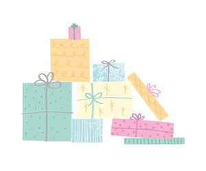 Sizzix Papier Cadeau Layered Clear Stamps 23PK par Olivia Rose | 664935 | Chapitre 4 2022, Taille Unique