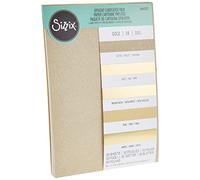 Sizzix Papier cartonné Surfacez Opulent Doré A4 50 feuilles