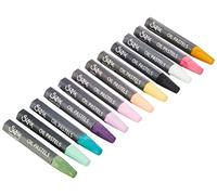 Sizzix Oil, Assorted Colours, One Size Pastels à l'huile 664667, Couleurs Assorties, 12 Pack, Taille Unique, Multicolore, 12 Unité (Lot de 1), Set Pièces