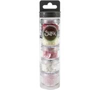 Sizzix Perles et Sequins 664599 Ballerine, Pack de 5, Paillettes, Pantoufle de Ballet, Taille Unique, Set de 5 Pièces