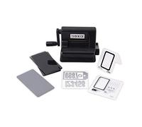 Sizzix Sidekick Kit de Démarrage Manuel Portable pour Découpe et Gaufrage - Papier, Cartes et Scrapbooking - Noir avec des Designs de Tim Holtz