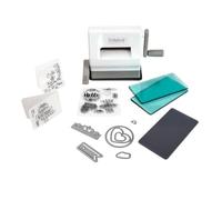 Sizzix Sidekick Starter Kit, machine de découpe et de gaufrage manuelle équipée d'un socle ventouse avec matrices Framelits et Thinlits, classeur Textured Impressions et plus encore