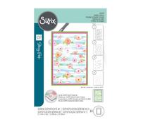Sizzix Stacey Park Lot de 4 pochoirs Serene Sophisticate #2