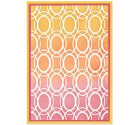 Sizzix Stacey Park Pochoir A6 Cosmopolite Anneaux dorés #2 Multicolore Taille unique