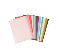 Sizzix Surfacez Papier Cartonné 216 g - Papier Coloré pour Divers Projets de Bricolage - A4 80 Pièces (20 Couleurs)