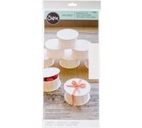 Sizzix Surfacez - Planches cartonnées 656492, Blanches, Pack de 6, 15cm x 33cm
