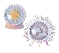 Sizzix Thinlits 665316 Lot de 10 Matrices de découpe en Forme de Boule de Cristal par Olivia Rose, Multicolore, Taille unique