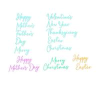 Sizzix Thinlits Die Set 10PK Toutes les occasions par Olivia Rose, 665815