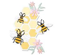 Sizzix Thinlits Die Set 11PK Bee Hive par Olivia Rose | 665880 |Chapitre 2 2022