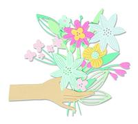 Sizzix Thinlits Die Set 12PK Pass the Bouquet par Olivia Rose | 665895 |Chapitre 2 2022
