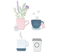 Sizzix Thinlits Die Set 23PK Tasses à thé par Jennifer Ogborn | 665898 |Chapitre 2 2022