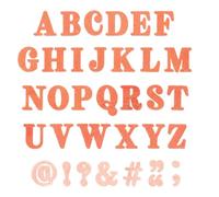 Sizzix Thinlits Lot de 36 matrices de découpe Lino Type Revival by 49 and Market