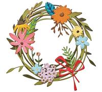 Sizzix Thinlits Lot de 45 matrices de découpe Motif couronne florale