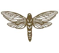 Sizzix Thinlits Matrice de decoupe-Perspective Moth par Tim Holtz, 665434, Multicolor, Taille unique