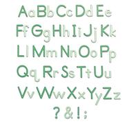 Sizzix Thinlits Set de Matrices de Découpe Essential Type - Alphabet Complet Alphanumérique, Majuscules, Minuscules et Lettres en Double - 92 Pièces