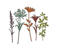 Kit de dies thinlits 'Wildflower stems N°2' de Sizzix (5pcs)