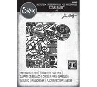 Sizzix Tim Holtz Classeur de gaufrage à plusieurs niveaux texturés Vault Airmail